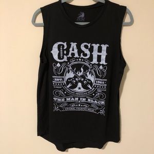 💎Johnny Cash Graphic Band Tank by Zion Rootswear